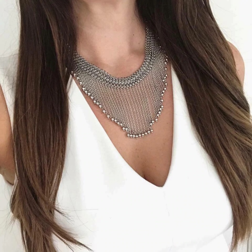 NEW Chloe + Isabel Waterfall Statement Collar Necklace